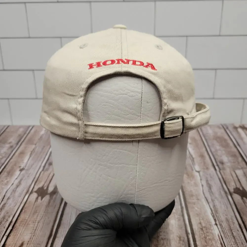 HondaJet Honda Aircraft Adjustable Hat Khaki Embroidered Strapback Cap